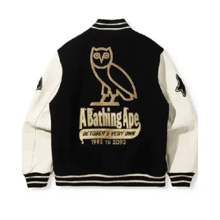 BAPE x OVO Baseball Jacket