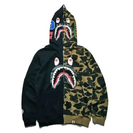 Bape Camo Shark Hoodie