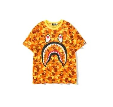 Bape Camo Yellow T Shirt