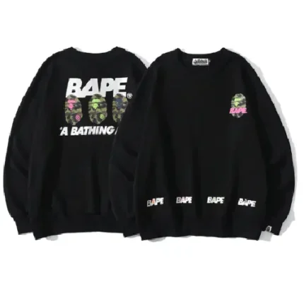 Bape Logo Sweatshirt Black