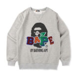 Bape Patch Sweatshirt Grey