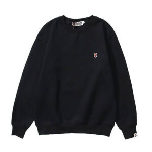 Bape Shark Solid Sweatshirt Black