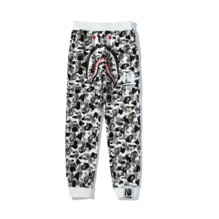 Bape Shark Sweatpants White