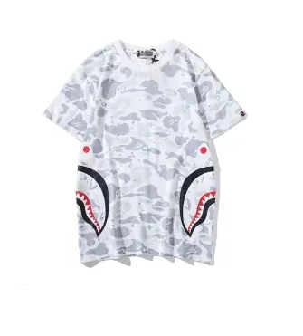 Bape Shark White T Shirt